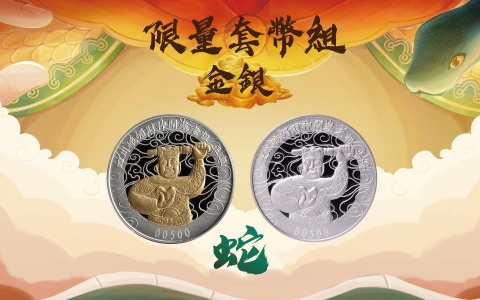 龍虎銀套幣(乙巳蛇年)：「一錠銀」＋「穿金戴銀」
